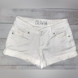 Olivia by dELIA*s white jeans shorts size 0